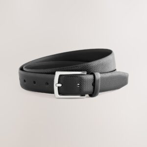 Black Formal Texture Belt