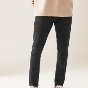 Black Single Skinny Fit Classic Stretch Jeans