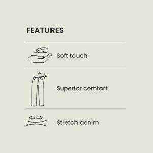 Blue Deep Skinny Fit Comfort Stretch Jeans