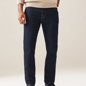 Blue Indigo Rinse Single Skinny Fit Classic Stretch Jeans