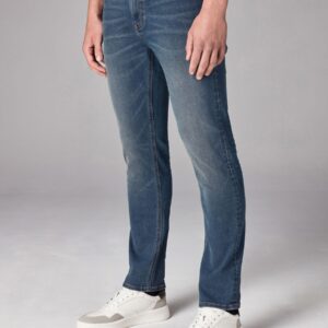 Blue Washed Slim Fit Motion Flex Jeans
