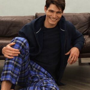 Crew Clothing Blue Zip Through Hoodie