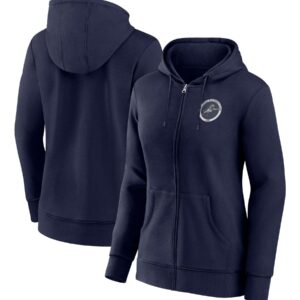 Fanatics Small Blue Millwall Essentials Crest Full Zip Hoodie