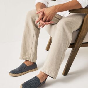 Grey Mesh Espadrilles