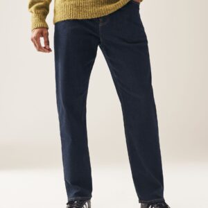 Indigo Rinse Classic Stretch Relaxed Fit Jeans