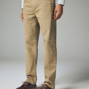 Light Stone Straight Fit Soft Touch Coloured Stretch Jeans