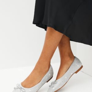 Silver Standard/Wide Fit Forever Comfort® Ballerinas Shoes