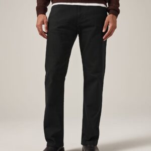 Solid Black Bootcut Classic Stretch Jeans