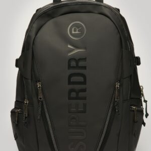Superdry Black Tarp Rucksack