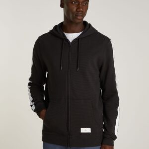 Tommy Hilfiger Black Black Zip Up 100% Cotton Hoodie