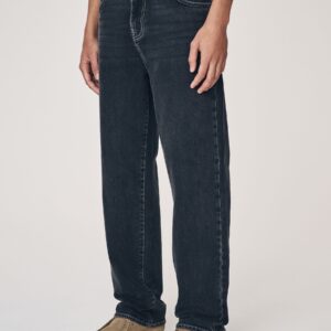 Washed Black Relaxed Fit Vintage Wash Denim Jeans